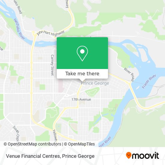 Venue Financial Centres map