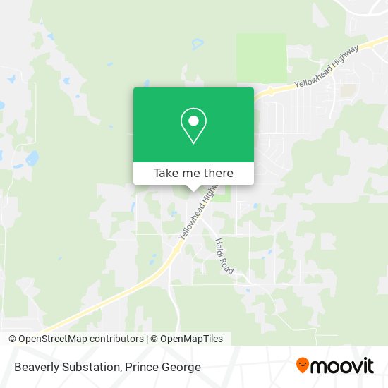 Beaverly Substation map