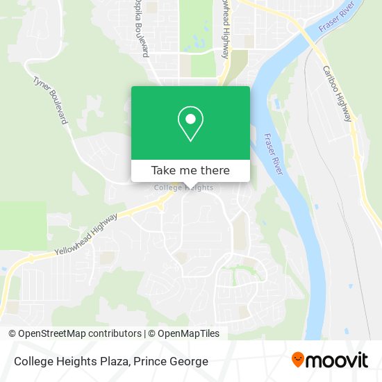 College Heights Plaza plan