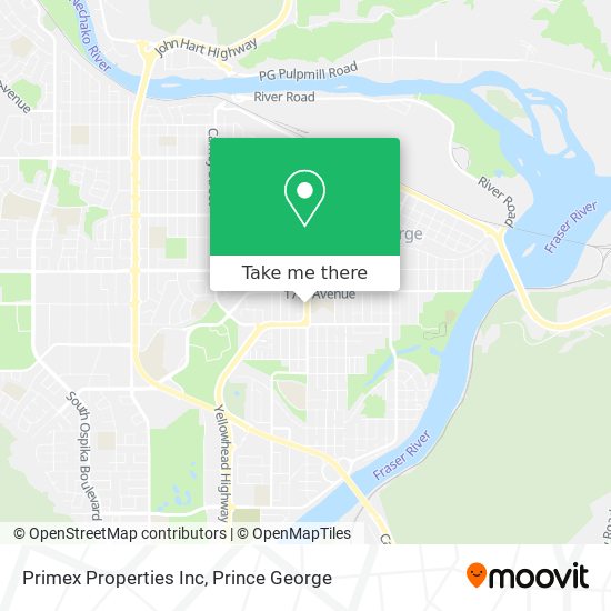 Primex Properties Inc map