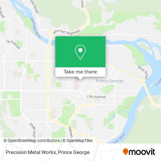 Precision Metal Works map