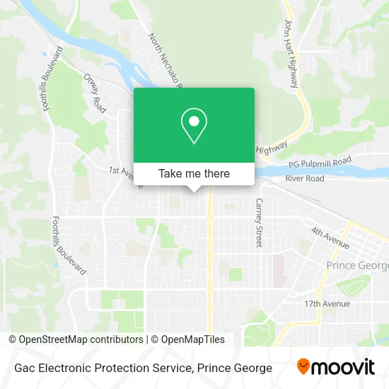 Gac Electronic Protection Service map
