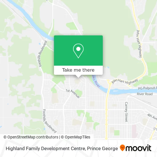 Highland Family Development Centre map