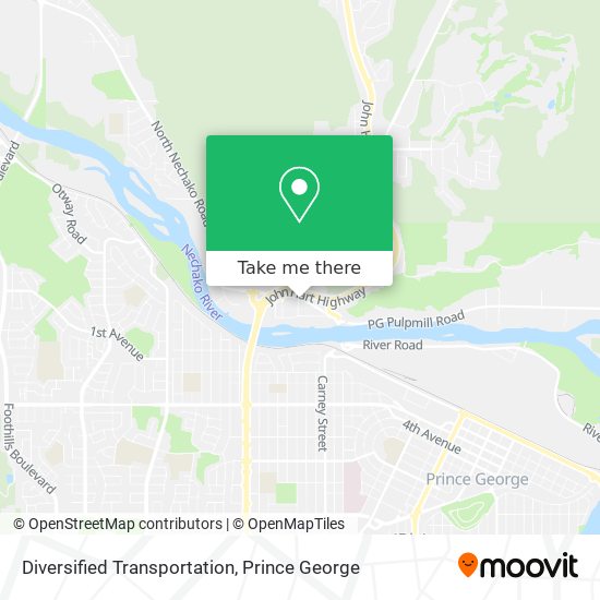 Diversified Transportation map