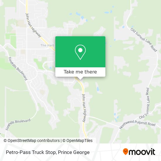Petro-Pass Truck Stop map