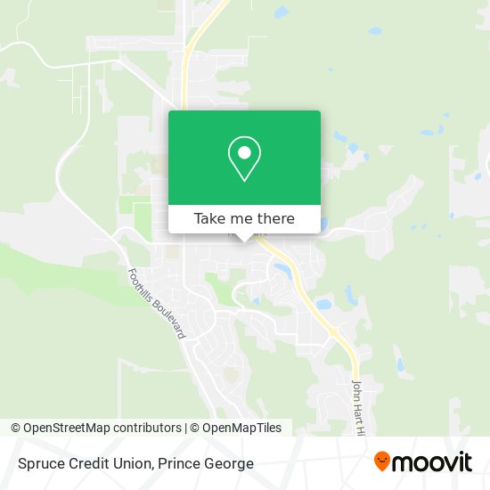 Spruce Credit Union map