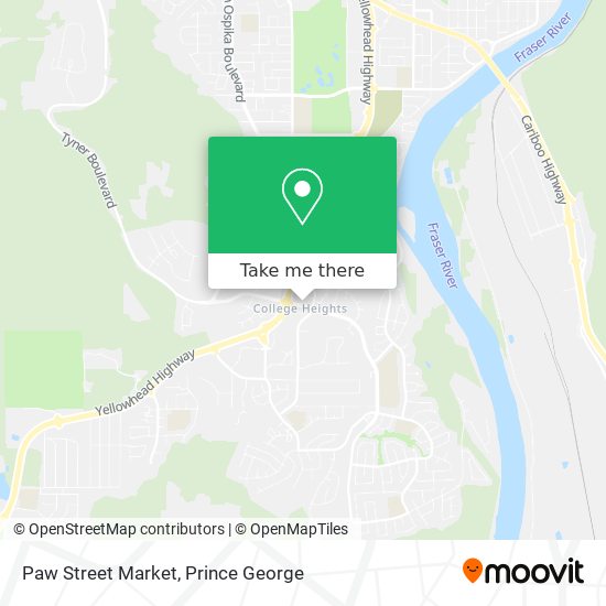 Paw Street Market map