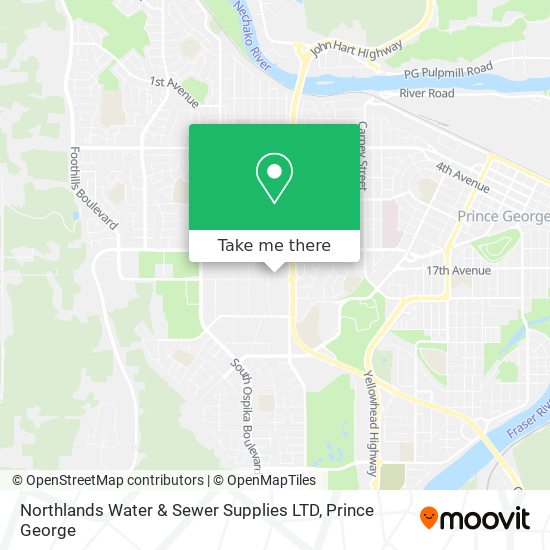 Northlands Water & Sewer Supplies LTD map