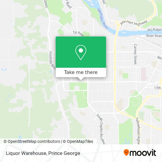 Liquor Warehouse map