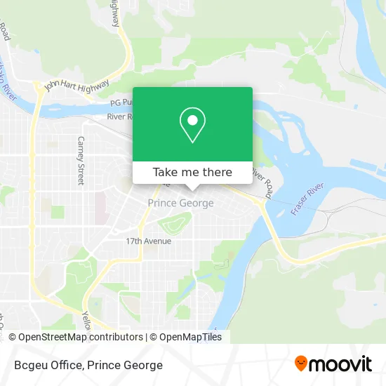 Bcgeu Office map