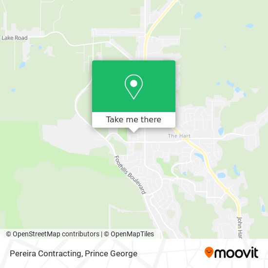 Pereira Contracting map