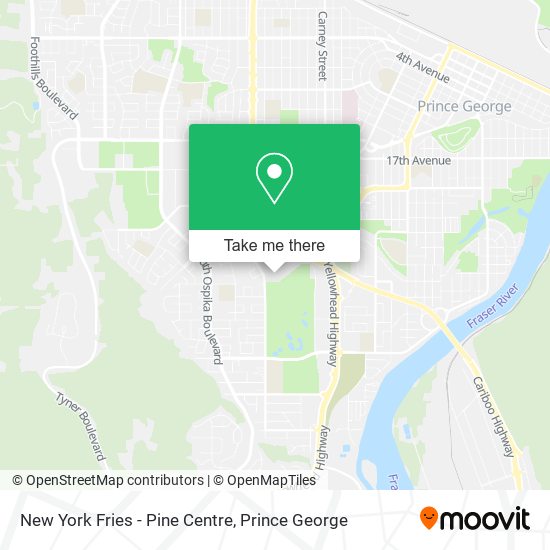 New York Fries - Pine Centre plan