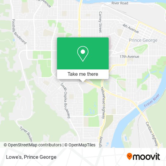 Lowe's map