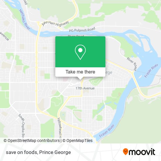 save on foods map