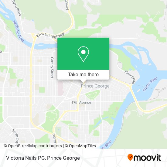 Victoria Nails PG map