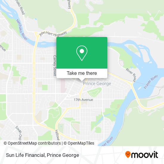 Sun Life Financial map