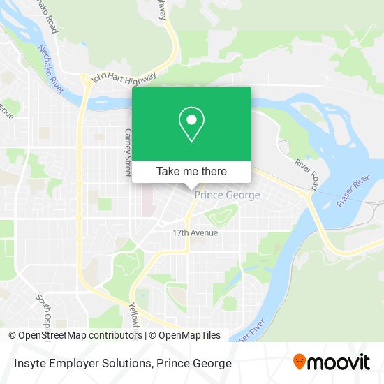 Insyte Employer Solutions map