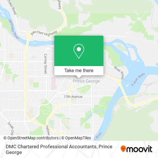 DMC Chartered Professional Accountants map
