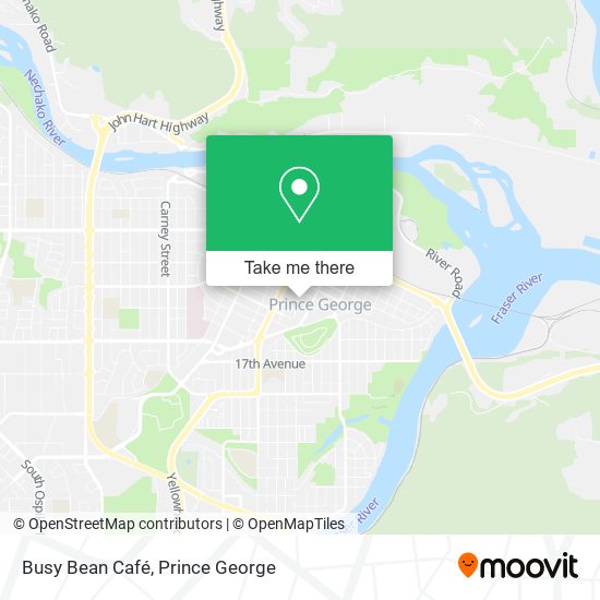 Busy Bean Café map