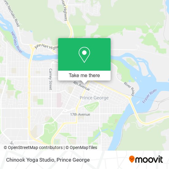 Chinook Yoga Studio map
