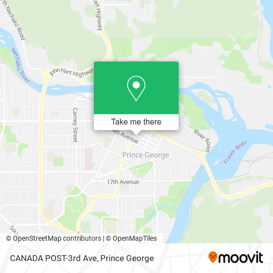 CANADA POST-3rd Ave map