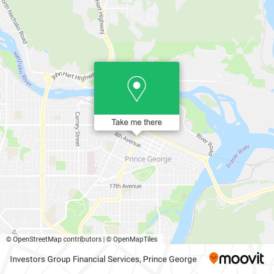 Investors Group Financial Services map