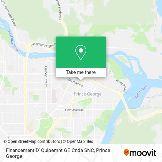 Financement D' Quipemnt GE Cnda SNC map