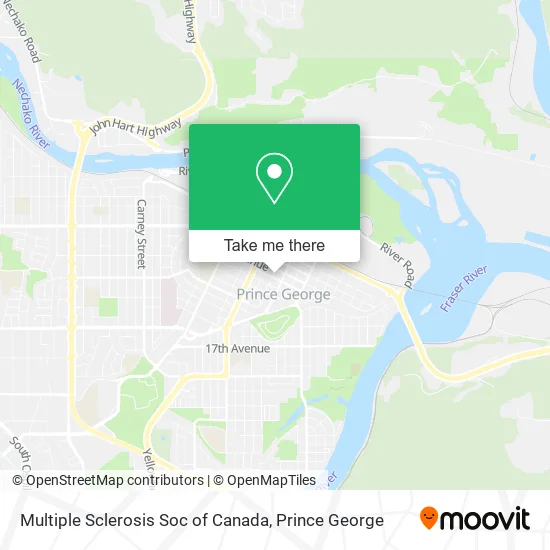 Multiple Sclerosis Soc of Canada map