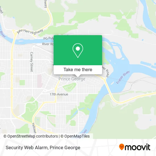 Security Web Alarm map