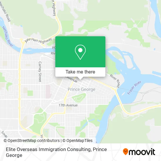 Elite Overseas Immigration Consulting map