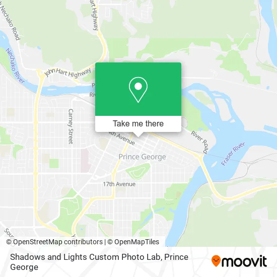 Shadows and Lights Custom Photo Lab map