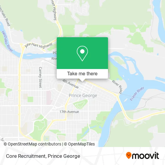 Core Recruitment map