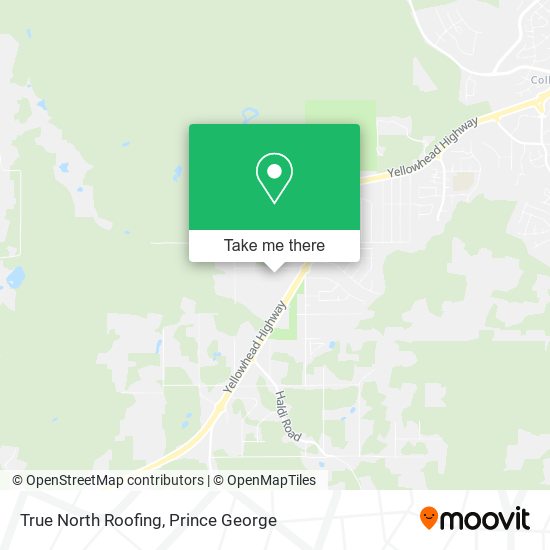 True North Roofing map