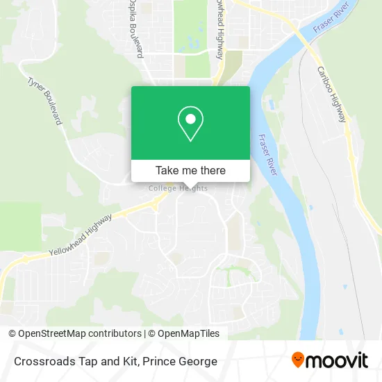 Crossroads Tap and Kit map