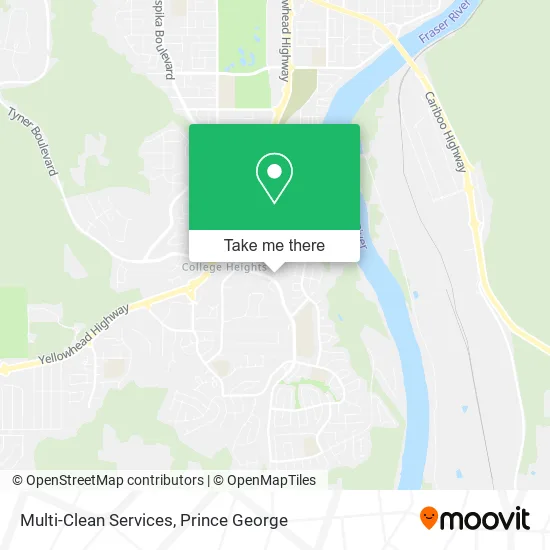 Multi-Clean Services map