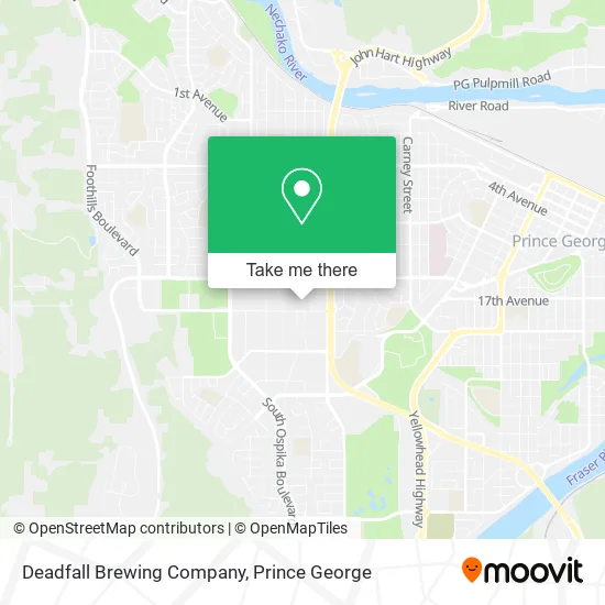 Deadfall Brewing Company map