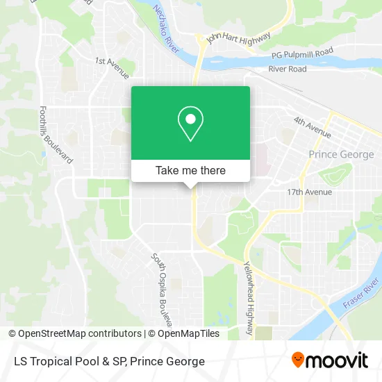 LS Tropical Pool & SP map