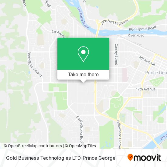 Gold Business Technologies LTD map