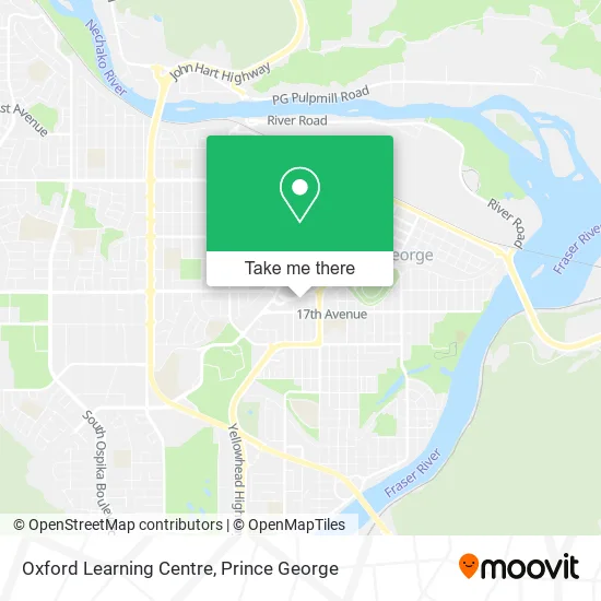 Oxford Learning Centre map