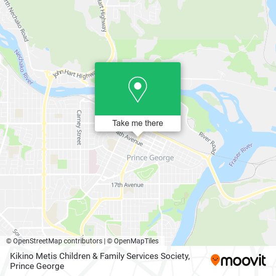 Kikino Metis Children & Family Services Society map