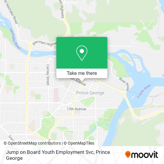 Jump on Board Youth Employment Svc map