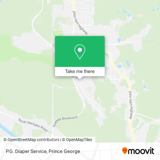 P.G. Diaper Service map
