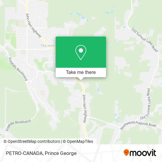 PETRO-CANADA map