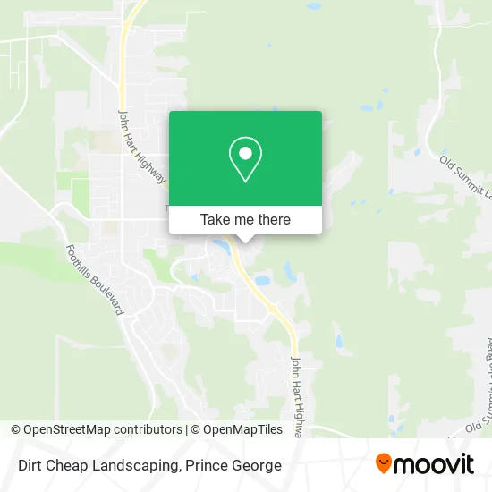 Dirt Cheap Landscaping map