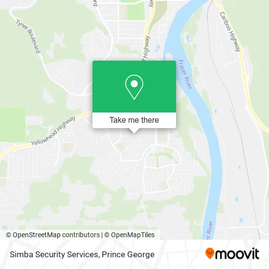 Simba Security Services map