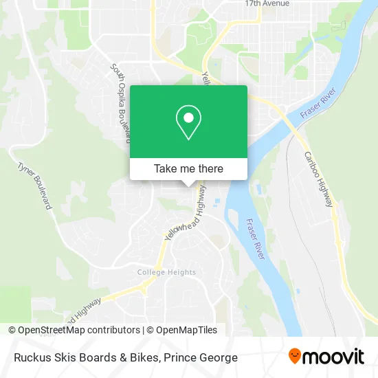 Ruckus Skis Boards & Bikes map