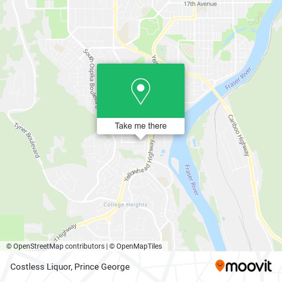 Costless Liquor map