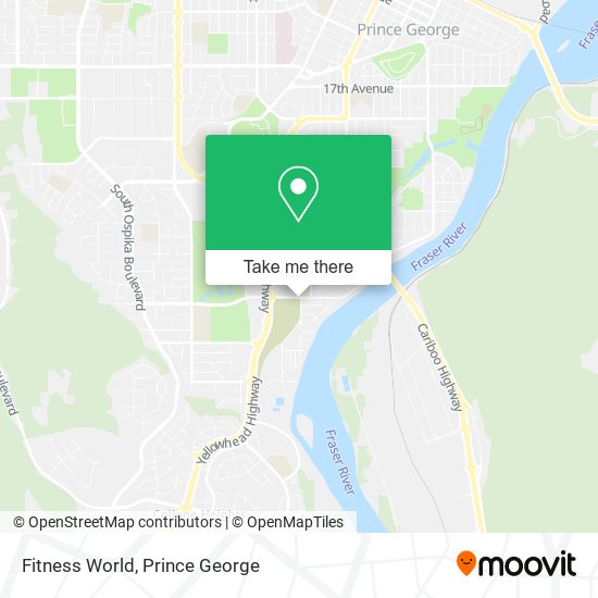 Fitness World map