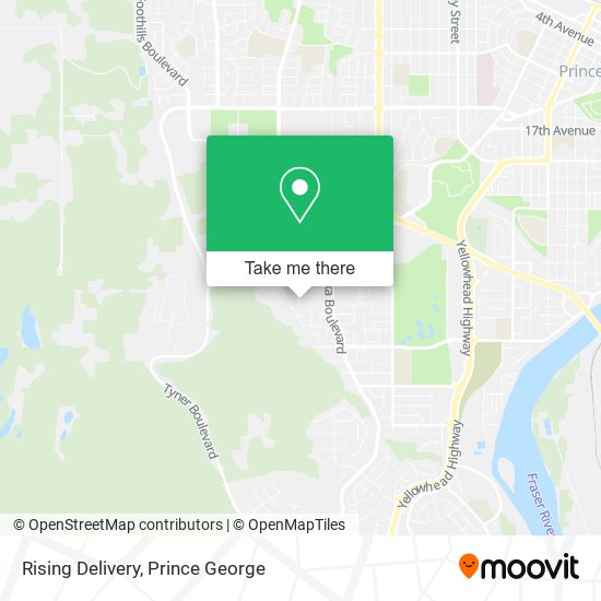 Rising Delivery map