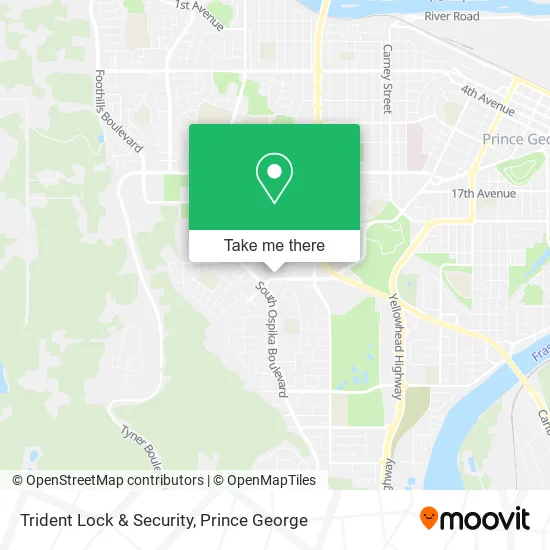 Trident Lock & Security map